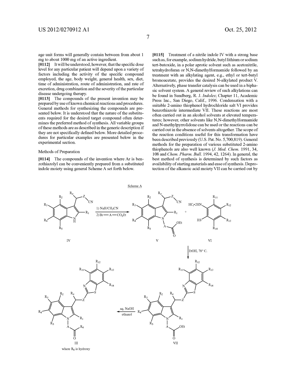 Substituted Indolealkanoic Acids - diagram, schematic, and image 08