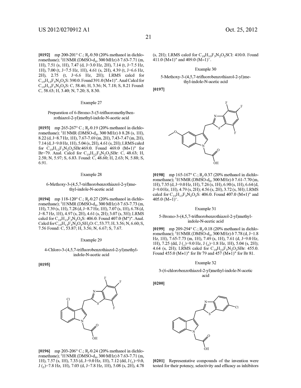 Substituted Indolealkanoic Acids - diagram, schematic, and image 22