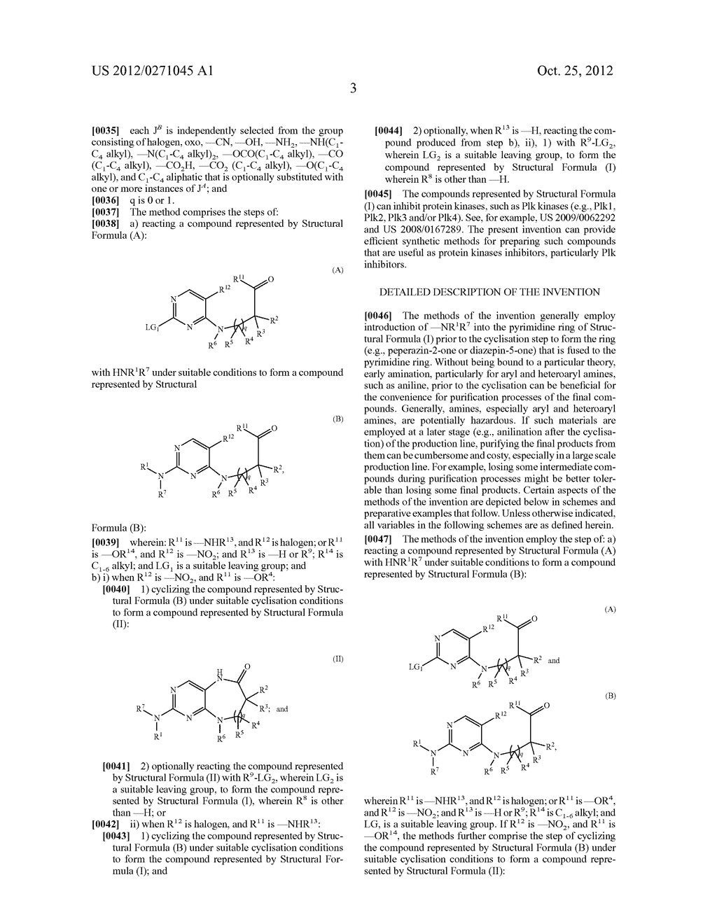 METHODS FOR PREPARING PYRIMIDINE DERIVATIVES USEFUL AS PROTEIN KINASE     INHIBITORS - diagram, schematic, and image 04