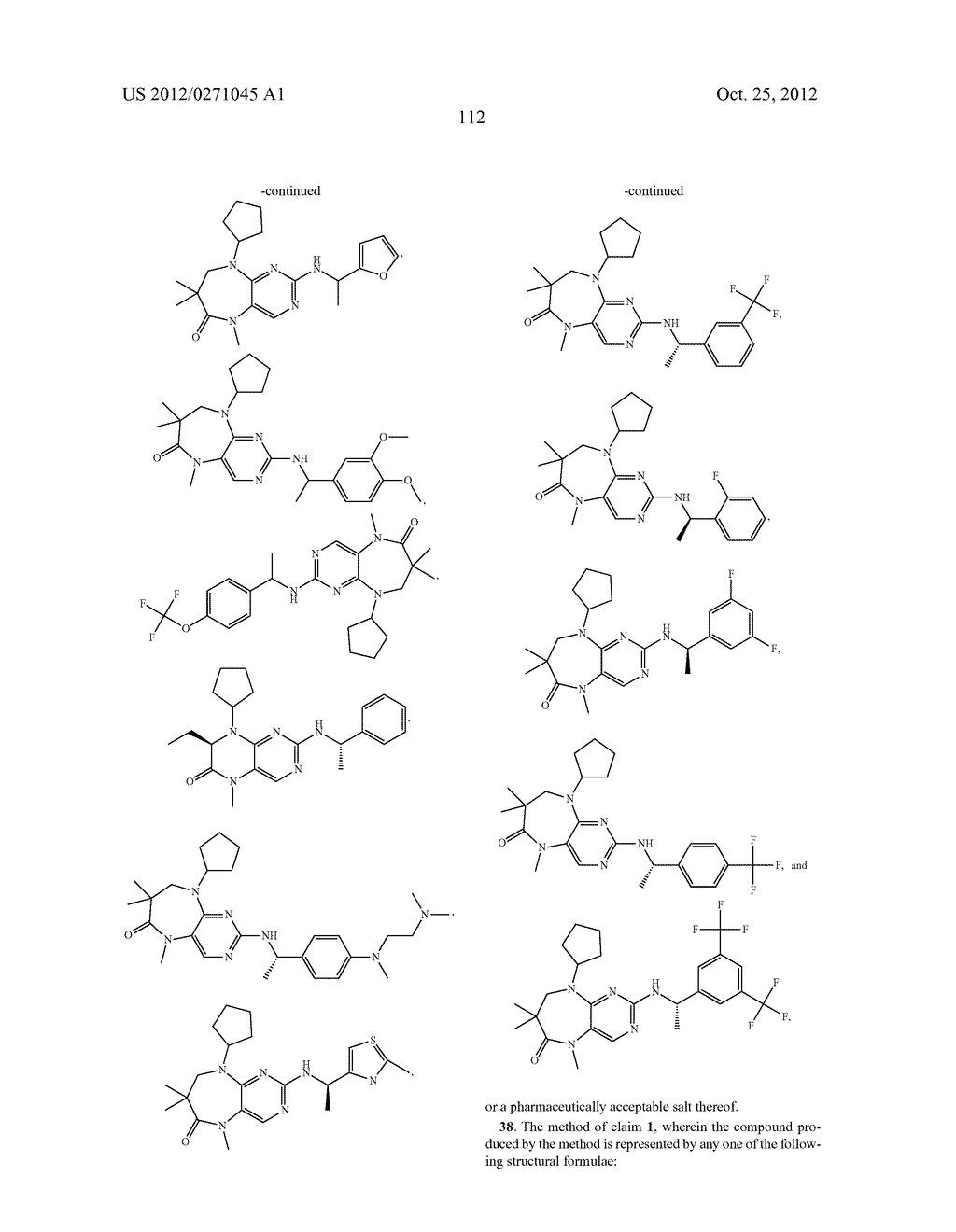 METHODS FOR PREPARING PYRIMIDINE DERIVATIVES USEFUL AS PROTEIN KINASE     INHIBITORS - diagram, schematic, and image 113