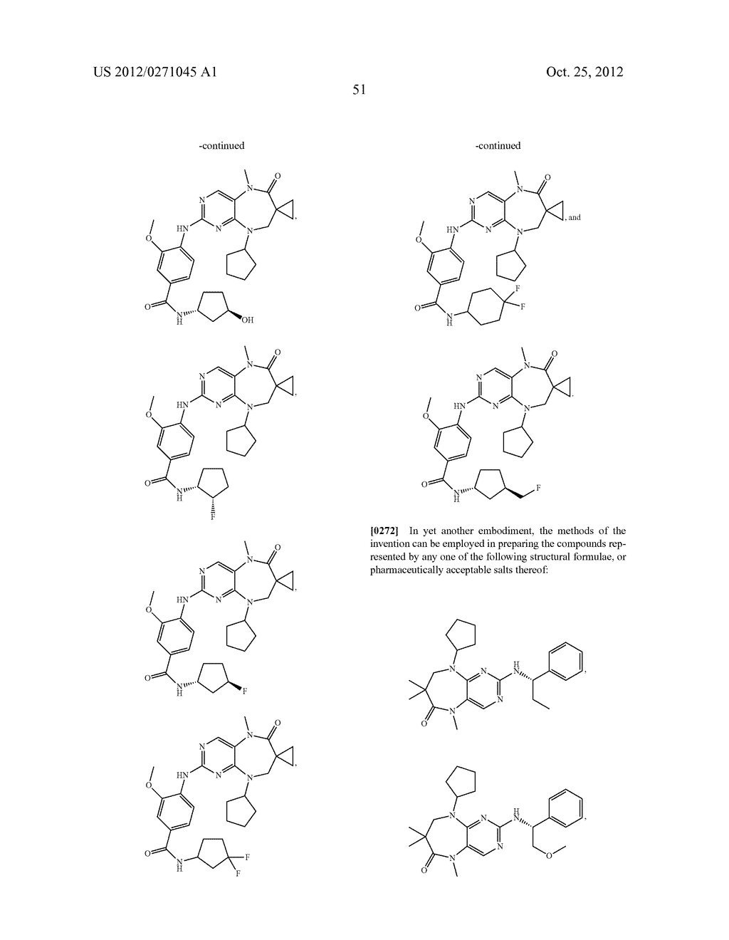 METHODS FOR PREPARING PYRIMIDINE DERIVATIVES USEFUL AS PROTEIN KINASE     INHIBITORS - diagram, schematic, and image 52