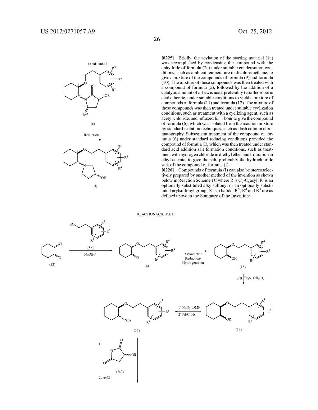 SYNTHETIC PROCESSES FOR THE PREPARATION OF AMINOCYCLOHEXYL ETHER COMPOUNDS - diagram, schematic, and image 27