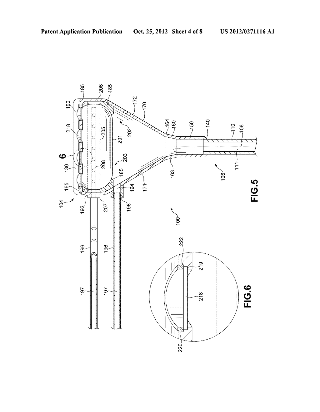 Medical Device with Multi-Port Inflatable Hemostatic Valve System - diagram, schematic, and image 05