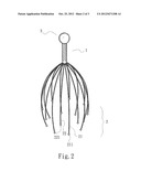 Head Massaging Device diagram and image