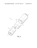 DRUG DELIVERY DEVICES AND METHODS WITH COLLIMATED GAS STREAM AND DRUG     RESERVOIR diagram and image