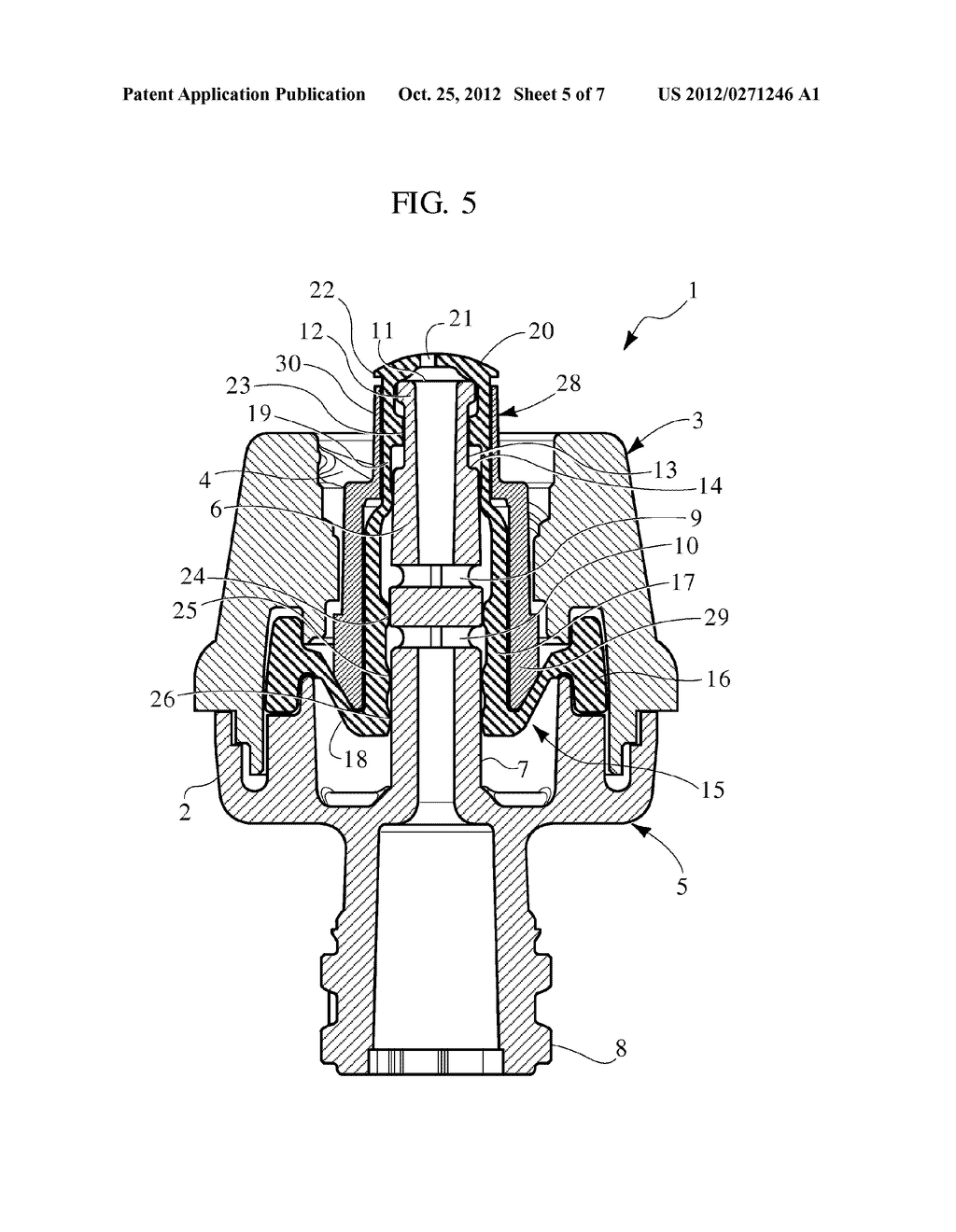 VALVED MALE LUER CONNECTOR - diagram, schematic, and image 06