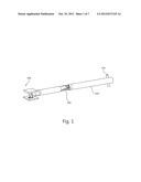 SUTURING INSTRUMENT HAVING A FIXING MEANS diagram and image