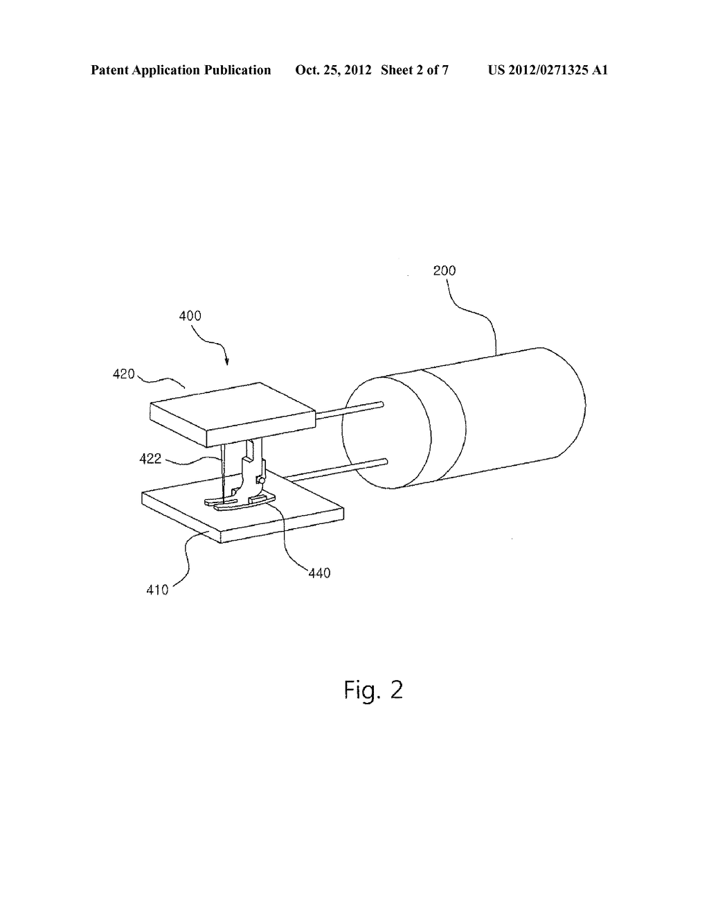 SUTURING INSTRUMENT HAVING A FIXING MEANS - diagram, schematic, and image 03