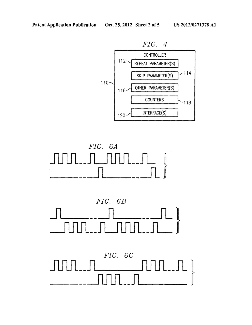 METHOD AND APPARATUS FOR PROVIDING COMPLEX TISSUE STIMULATION PATTERNS - diagram, schematic, and image 03