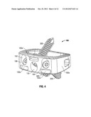 SPINAL INTERBODY SPACER WITH SEMI-CONSTRAINED SCREWS diagram and image