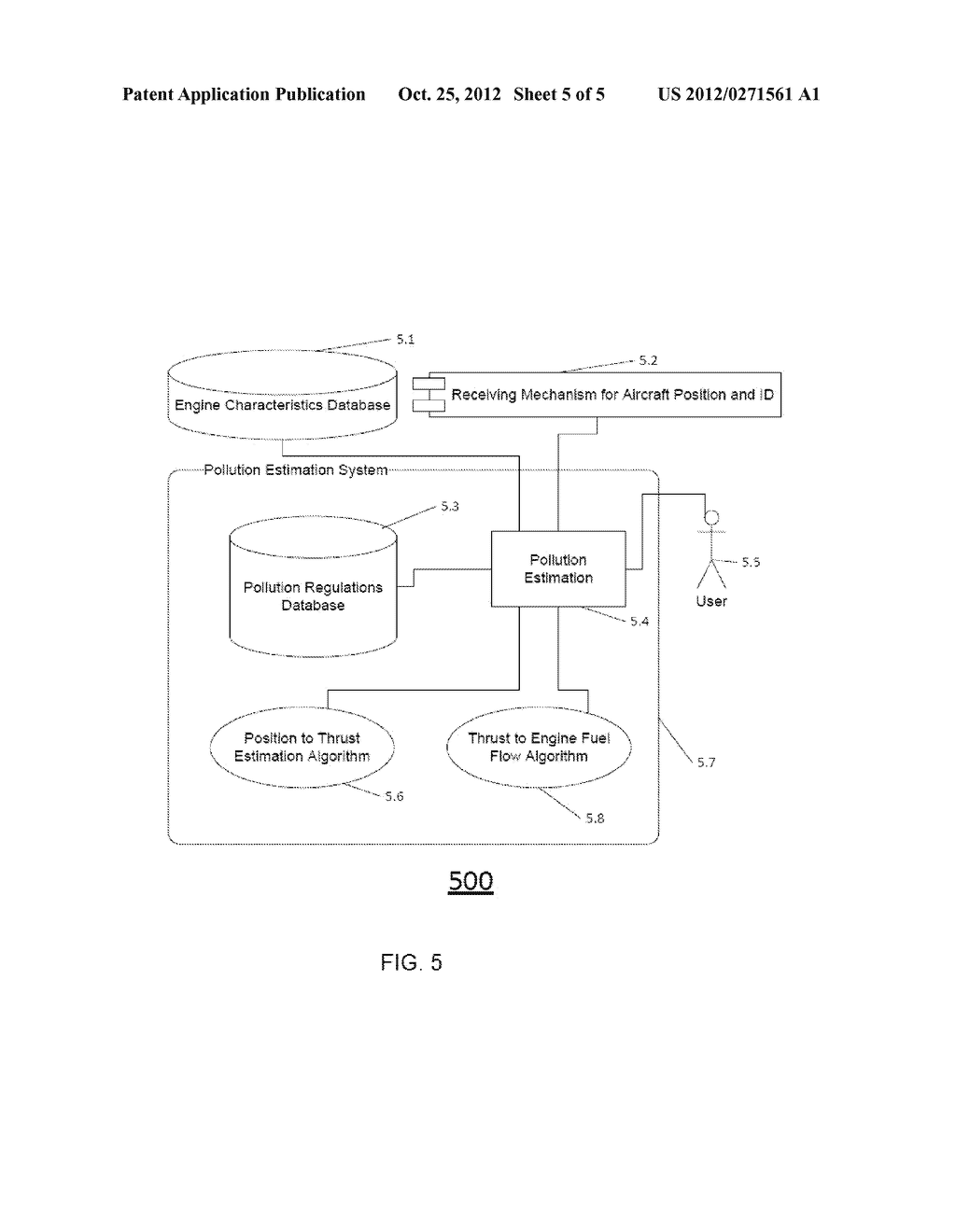 SYSTEM AND METHOD FOR AIRCRAFT POLLUTION ACCOUNTABILITY AND COMPLIANCE     TRACKING - diagram, schematic, and image 06