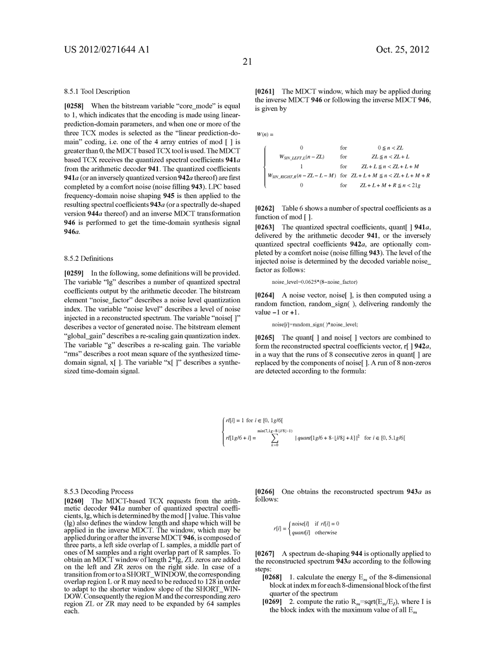 AUDIO SIGNAL ENCODER, AUDIO SIGNAL DECODER, METHOD FOR ENCODING OR     DECODING AN AUDIO SIGNAL USING AN ALIASING-CANCELLATION - diagram, schematic, and image 52