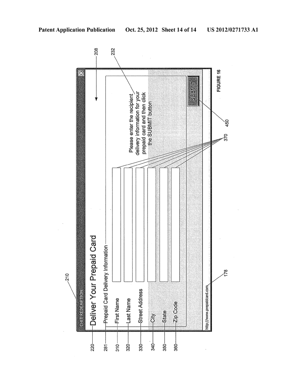 SYSTEM AND COMPUTER PROGRAM PRODUCT TO ISSUE A RETAIL PREPAID CARD     INCLUDING A USER-DESIGNED EXTERNAL FACE USING A CHIT AND RELATED COMPUTER     IMPLEMENTED METHODS - diagram, schematic, and image 15