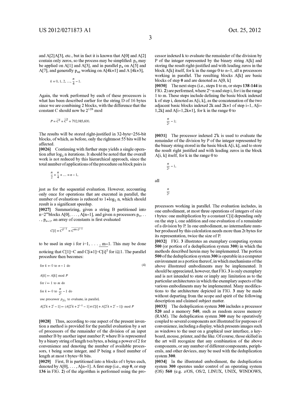 PARALLEL COMPUTATION OF A REMAINDER BY DIVISION OF A SEQUENCE OF BYTES - diagram, schematic, and image 07