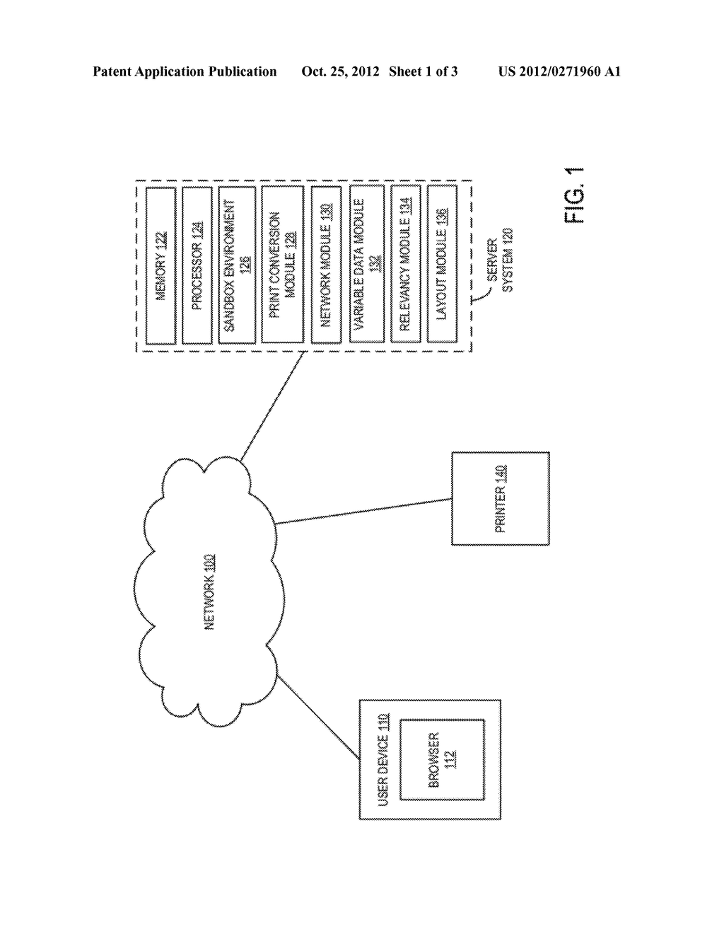 SYSTEM AND METHOD FOR PROVIDING PRINT READY CONTENT TO A PRINTING DEVICE - diagram, schematic, and image 02