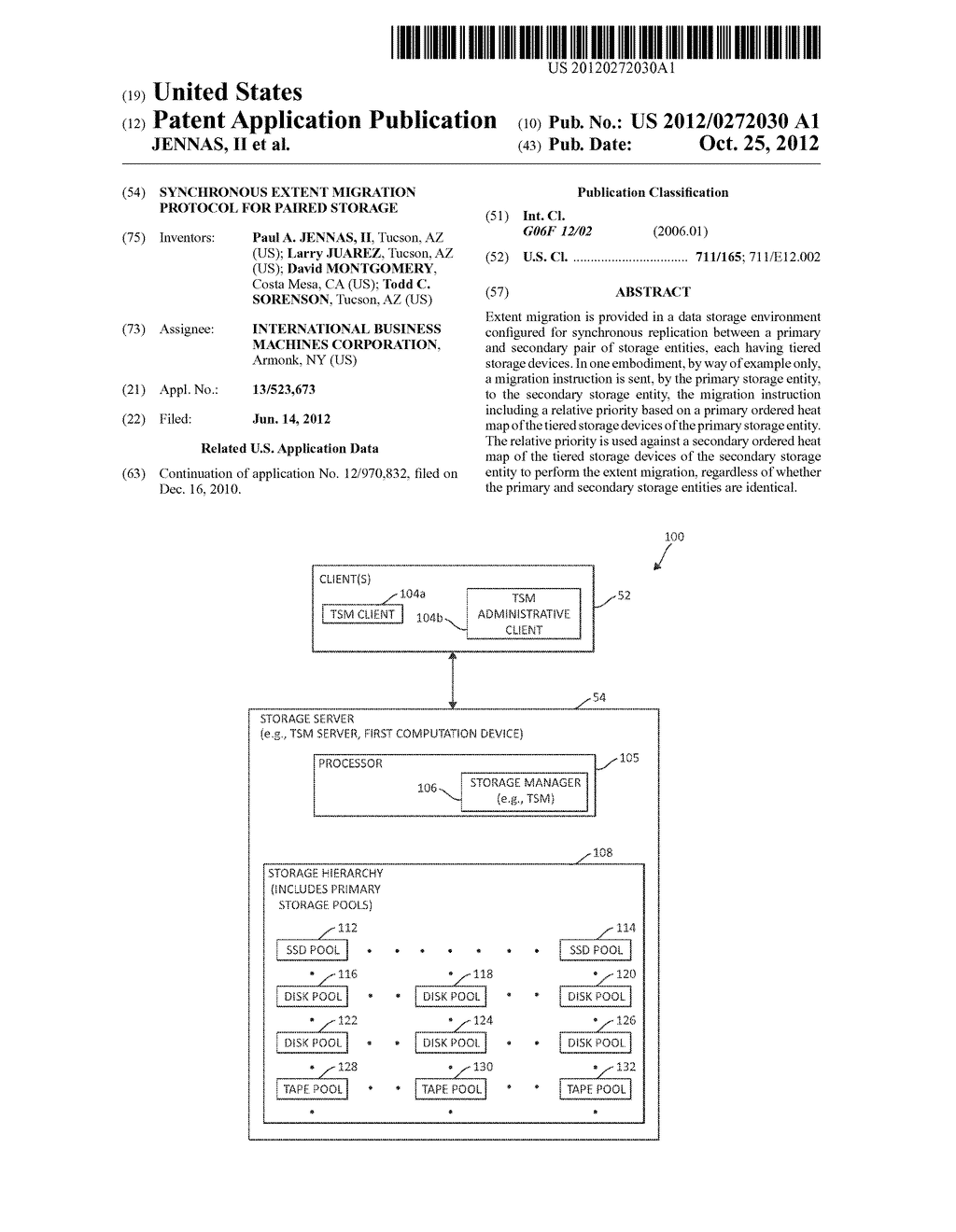 SYNCHRONOUS EXTENT MIGRATION PROTOCOL FOR PAIRED STORAGE - diagram, schematic, and image 01