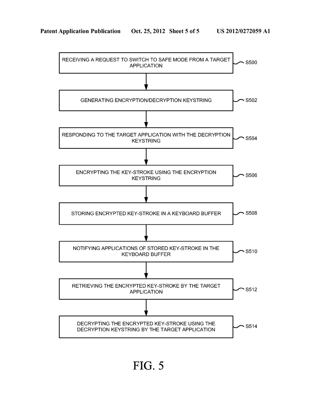 SYSTEM AND METHOD FOR SECURE EXCHANGE OF INFORMATION IN A COMPUTER SYSTEM - diagram, schematic, and image 06