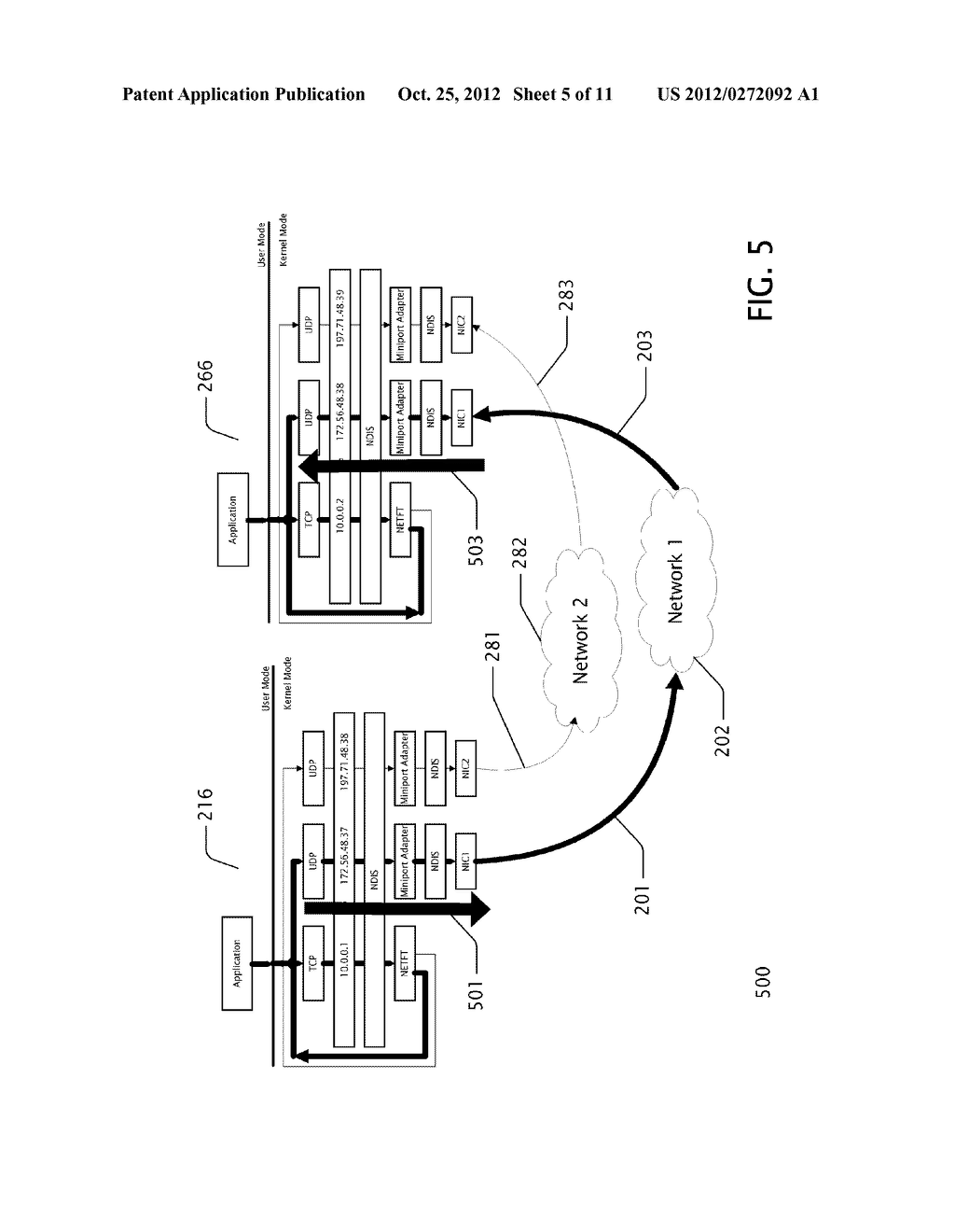 FAULT-TOLERANT COMMUNICATIONS IN ROUTED NETWORKS - diagram, schematic, and image 06