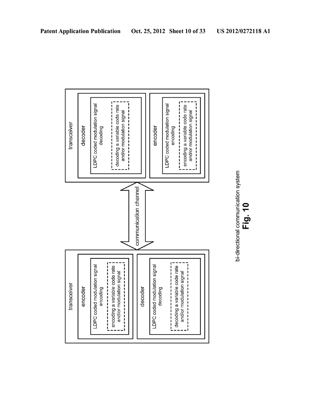 Variable modulation with LDPC (Low Density Parity Check) coding - diagram, schematic, and image 11