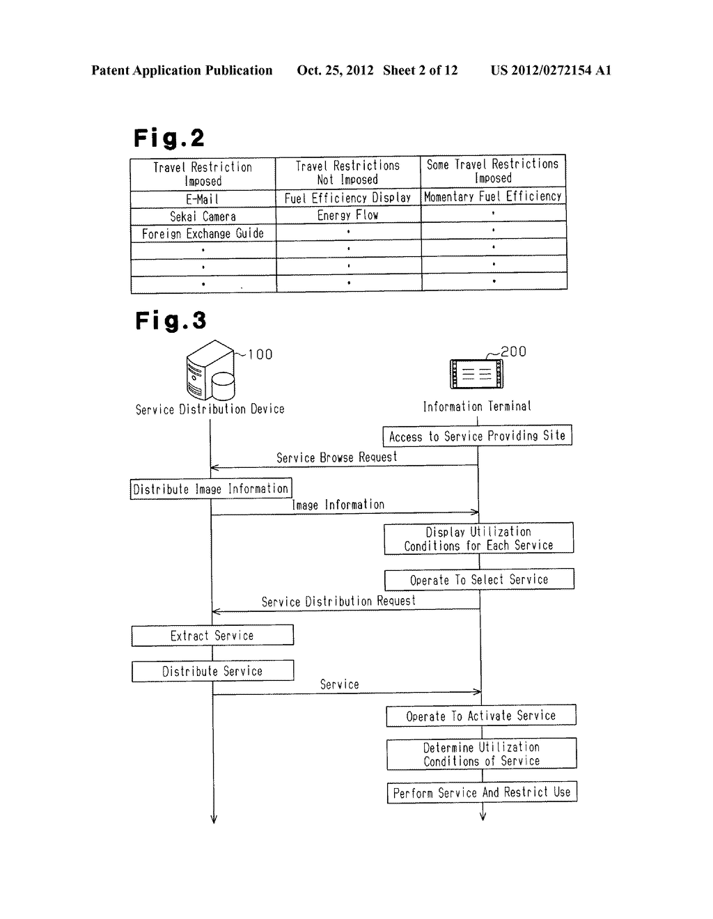 SERVICE DISTRIBUTION DEVICE AND SERVICE DISPLAY DEVICE - diagram, schematic, and image 03