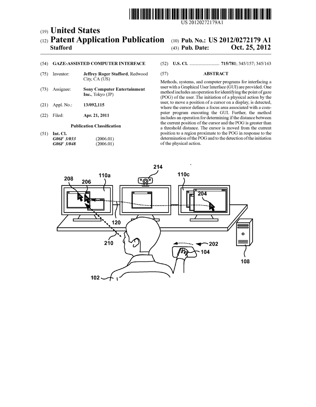 Gaze-Assisted Computer Interface - diagram, schematic, and image 01