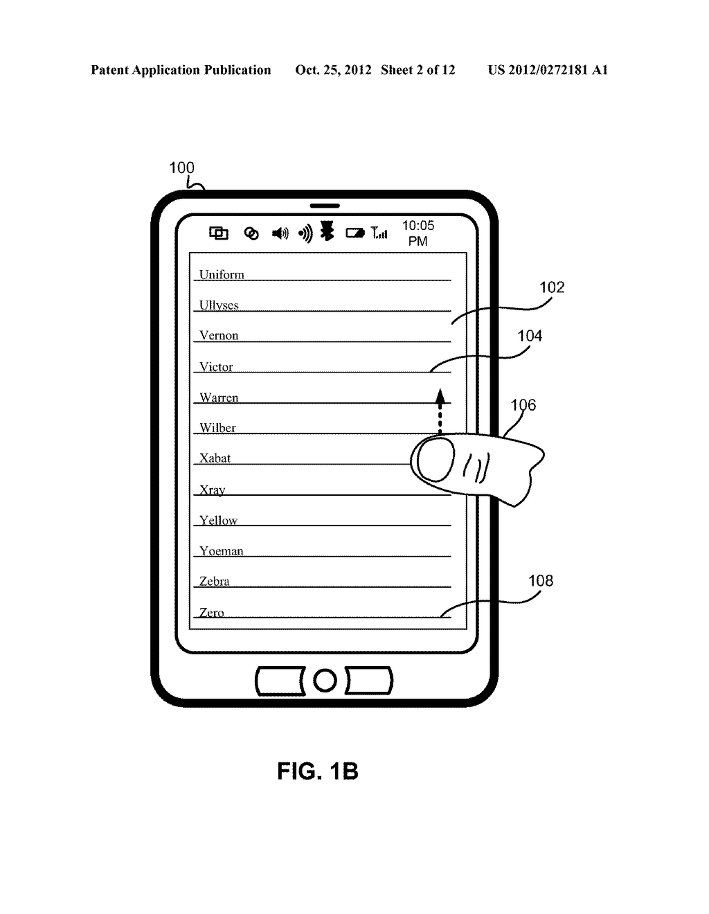 METHOD AND APPARATUS FOR INTUITIVE WRAPPING OF LISTS IN A USER INTERFACE - diagram, schematic, and image 03