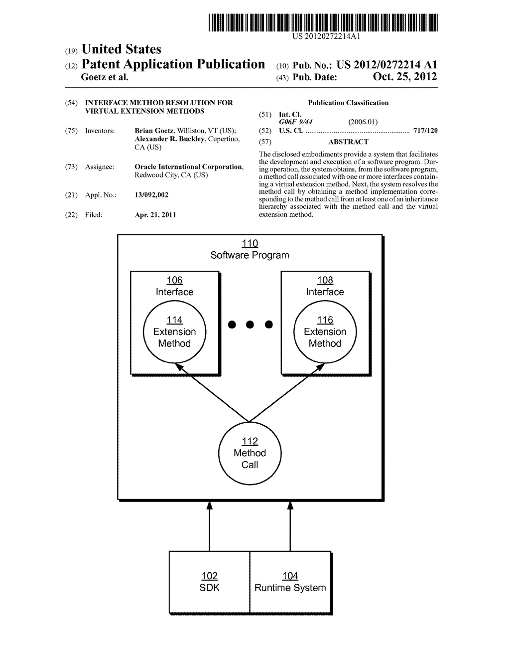 INTERFACE METHOD RESOLUTION FOR VIRTUAL EXTENSION METHODS - diagram, schematic, and image 01