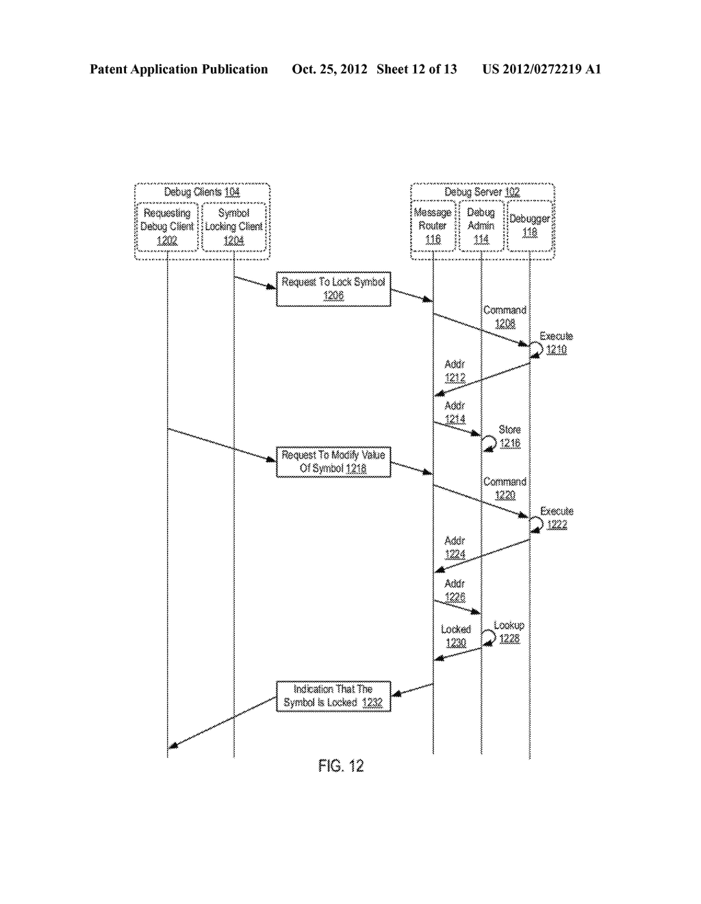 Collaborative Software Debugging In A Distributed System With Symbol     Locking - diagram, schematic, and image 13