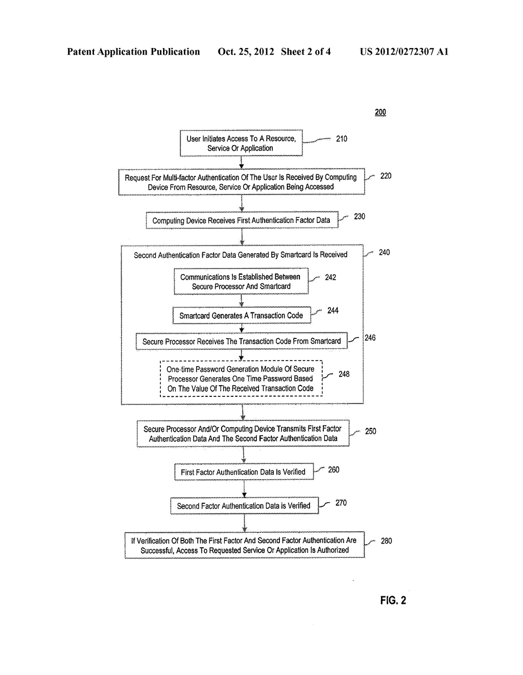 Multi-Factor Authentication Using A Smartcard - diagram, schematic, and image 03