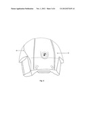 HELMET HAVING EMBEDDED ANTENNA diagram and image