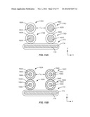 UNITARY COMPOSITE/HYBRID CUSHIONING STRUCTURE(S) AND PROFILE(S) COMPRISED     OF A THERMOPLASTIC FOAM(S) AND A THERMOSET MATERIAL(S) AND RELATED     METHODS diagram and image