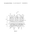 UNITARY COMPOSITE/HYBRID CUSHIONING STRUCTURE(S) AND PROFILE(S) COMPRISED     OF A THERMOPLASTIC FOAM(S) AND A THERMOSET MATERIAL(S) AND RELATED     METHODS diagram and image