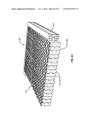 UNITARY COMPOSITE/HYBRID CUSHIONING STRUCTURE(S) AND PROFILE(S) COMPRISED     OF A THERMOPLASTIC FOAM(S) AND A THERMOSET MATERIAL(S) AND RELATED     METHODS diagram and image