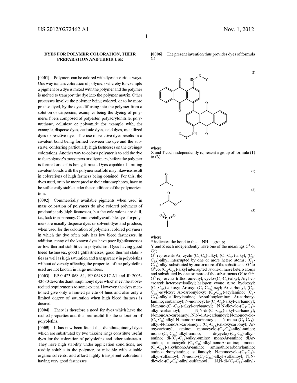 DYES FOR POLYMER COLORATION, THEIR PREPARATION AND THEIR USE - diagram, schematic, and image 02