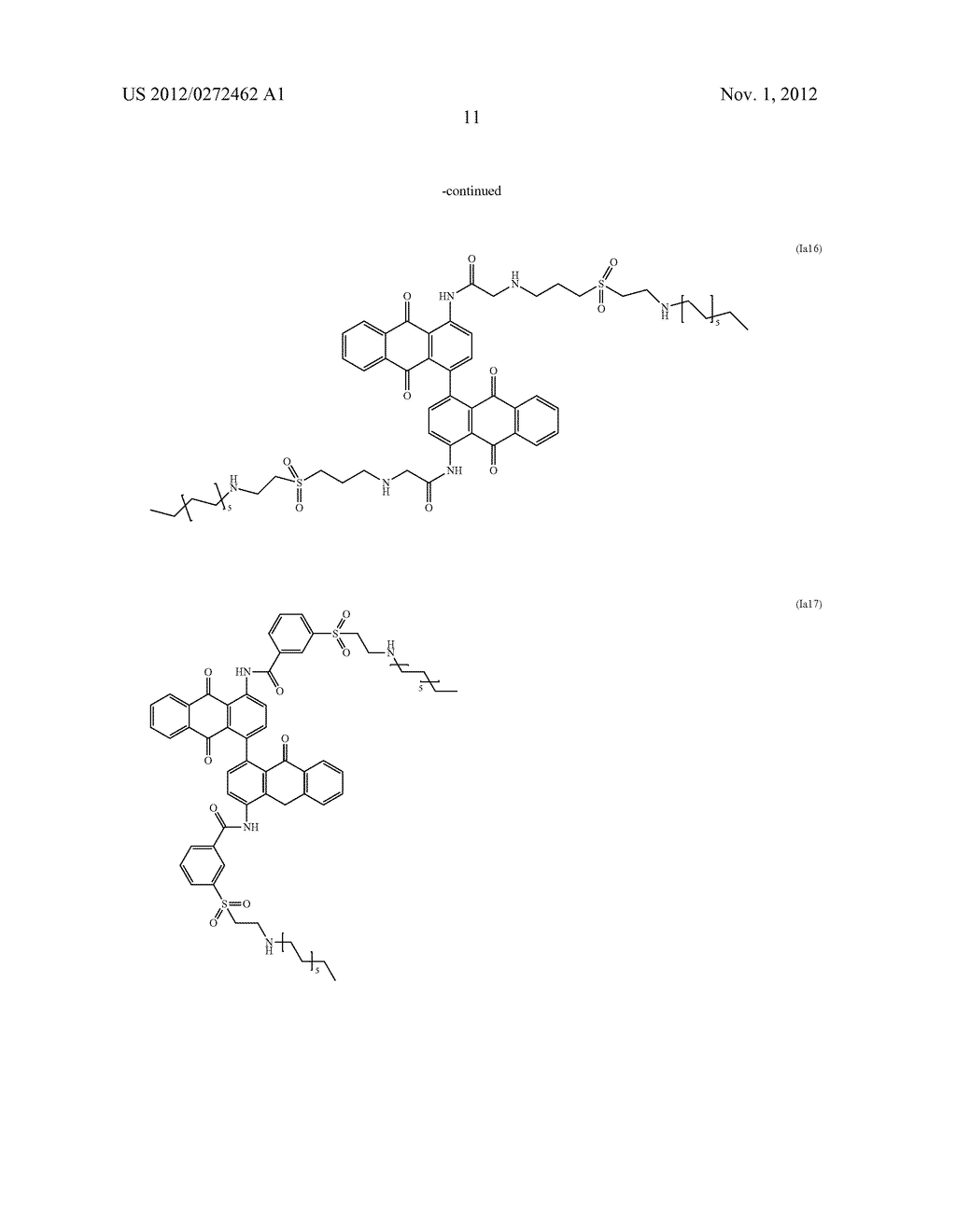 DYES FOR POLYMER COLORATION, THEIR PREPARATION AND THEIR USE - diagram, schematic, and image 12