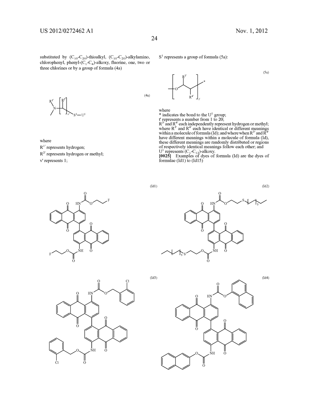 DYES FOR POLYMER COLORATION, THEIR PREPARATION AND THEIR USE - diagram, schematic, and image 25