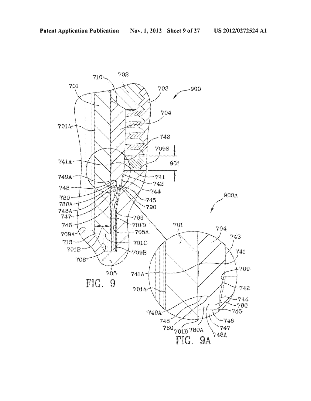 TUBE COMPRESSION FITTING AND FLARED FITTING USED WITH CONNECTION BODY AND     METHOD OF MAKING SAME - diagram, schematic, and image 10