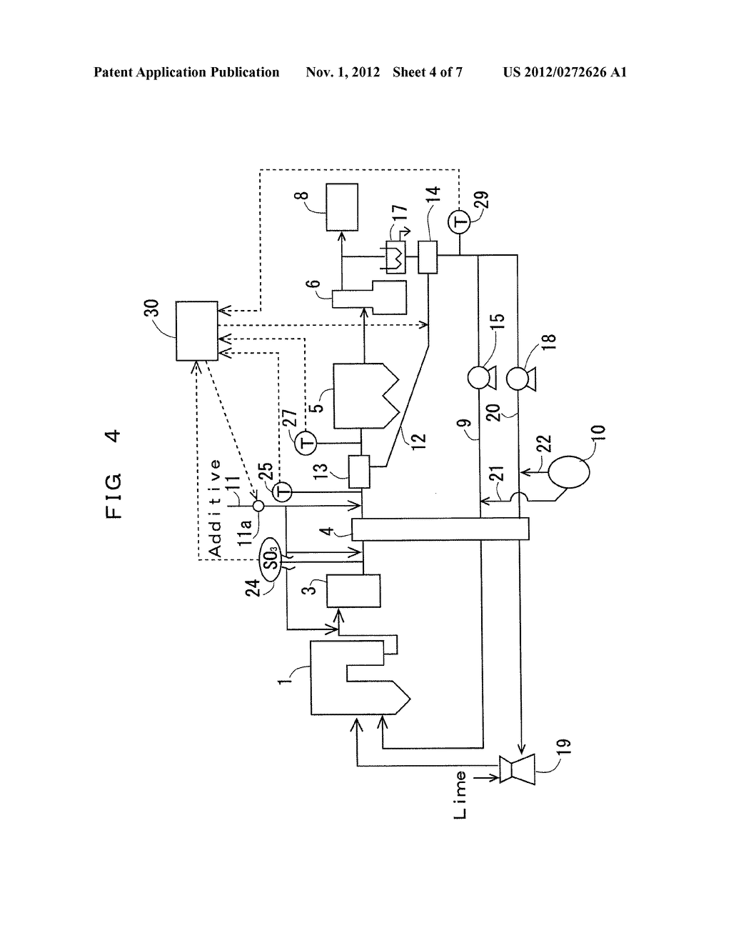 EXHAUST GAS TREATMENT DEVICE FOR AN OXYGEN COMBUSTION SYSTEM - diagram, schematic, and image 05