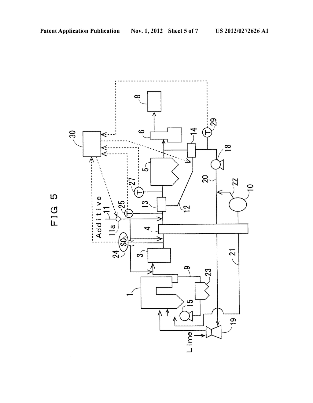 EXHAUST GAS TREATMENT DEVICE FOR AN OXYGEN COMBUSTION SYSTEM - diagram, schematic, and image 06