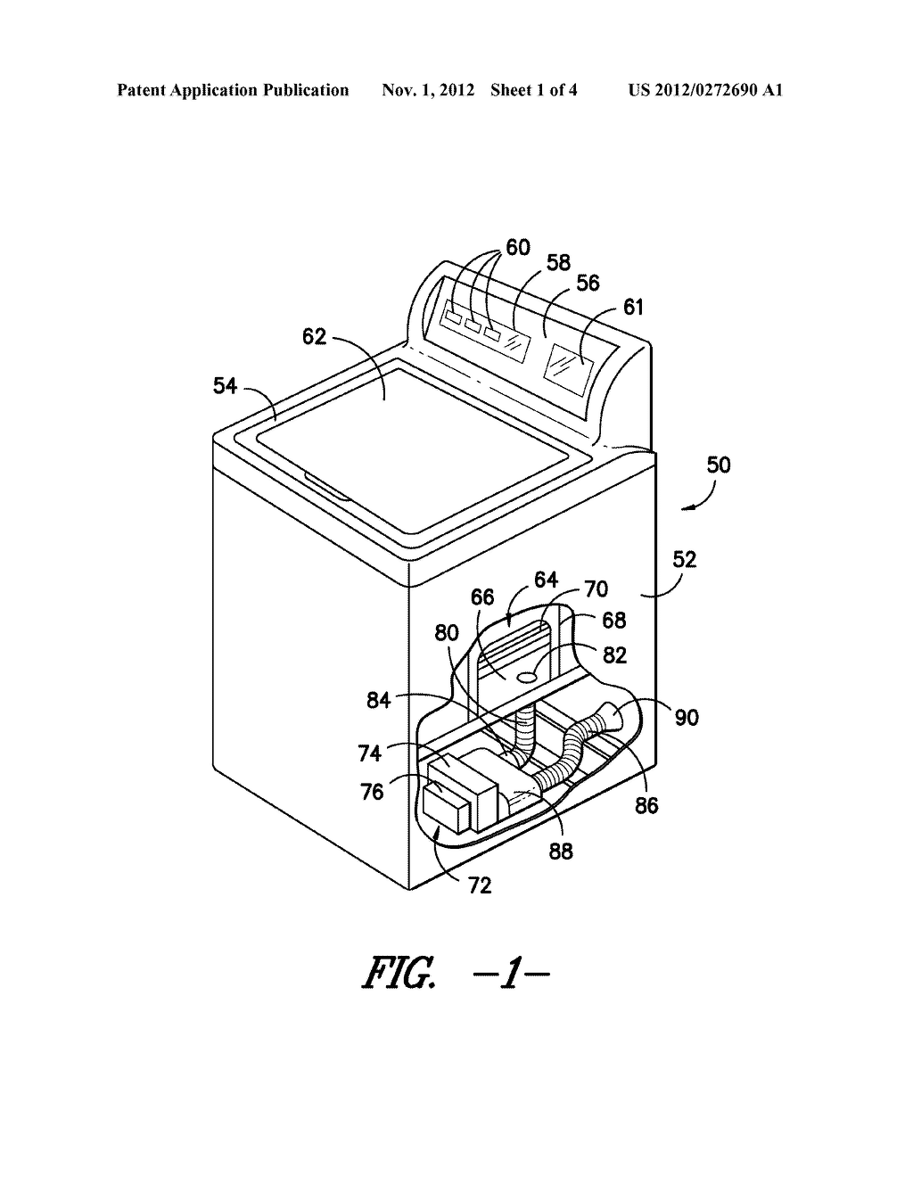 MOTOR-MOUNTED BALANCE RING FOR A WASHING MACHINE APPLIANCE - diagram, schematic, and image 02