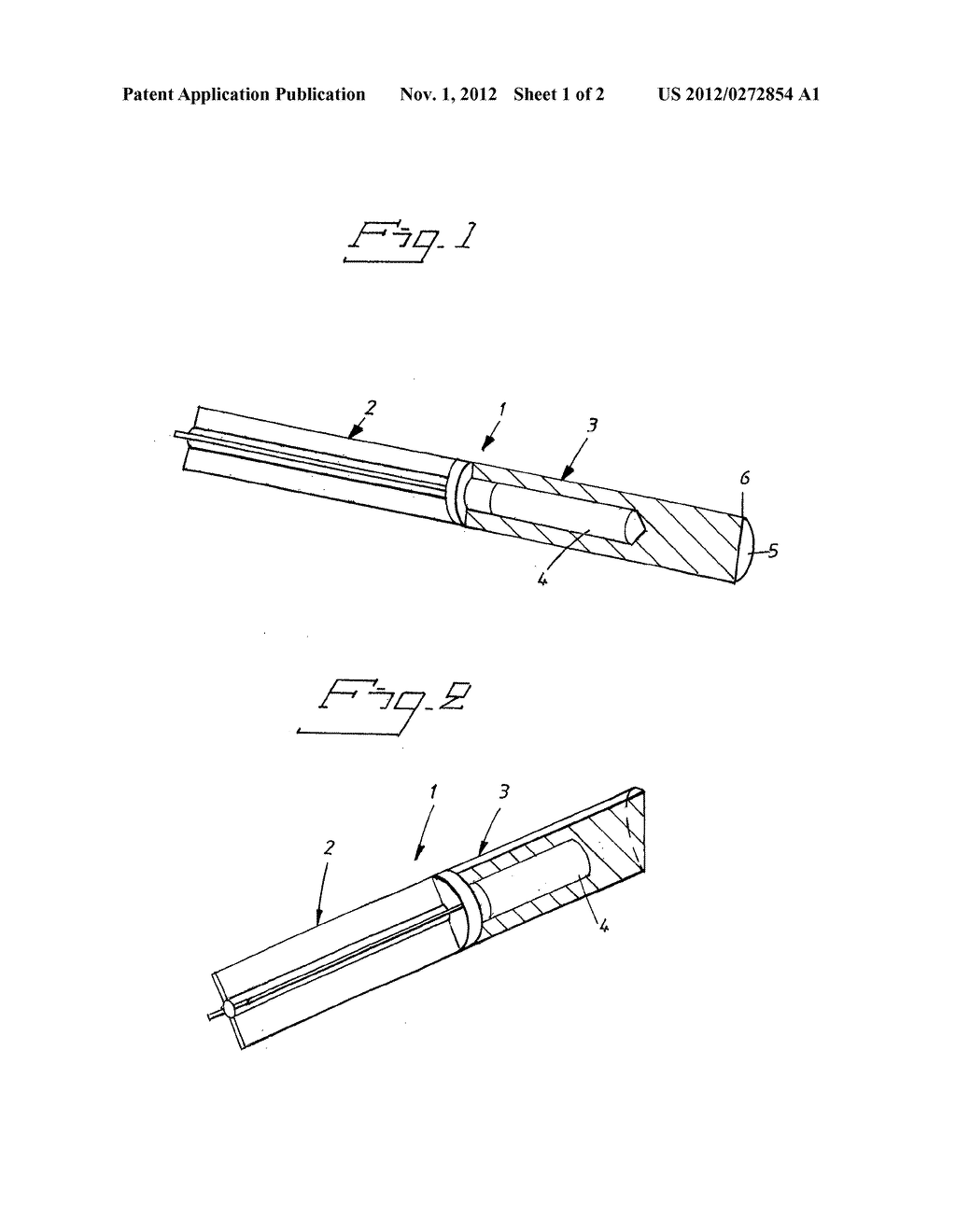 METHOD FOR COMBATING EXPLOSIVE-CHARGED WEAPON UNITS, AND PROJECTILE     DESIGNED FOR THE SAME - diagram, schematic, and image 02