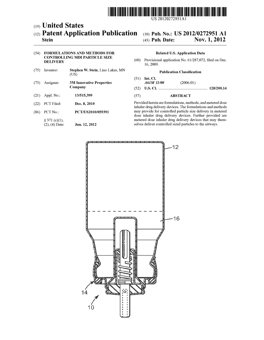 FORMULATIONS AND METHODS FOR CONTROLLING MDI PARTICLE SIZE DELIVERY - diagram, schematic, and image 01