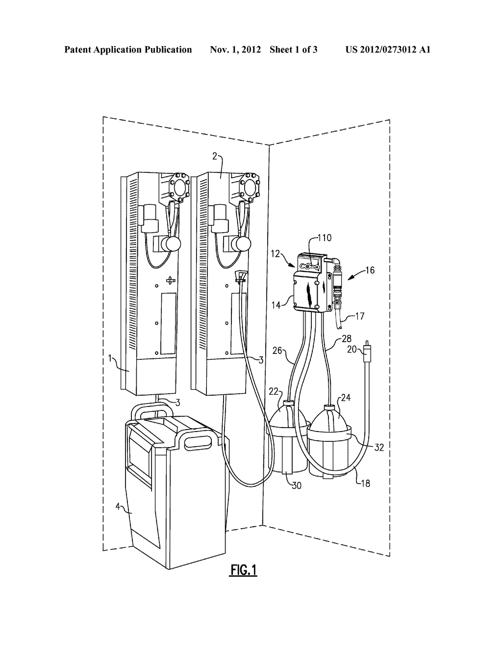 System and Method of Cleaning and Sanitizing a Tea Brewing/Dispensing     System - diagram, schematic, and image 02