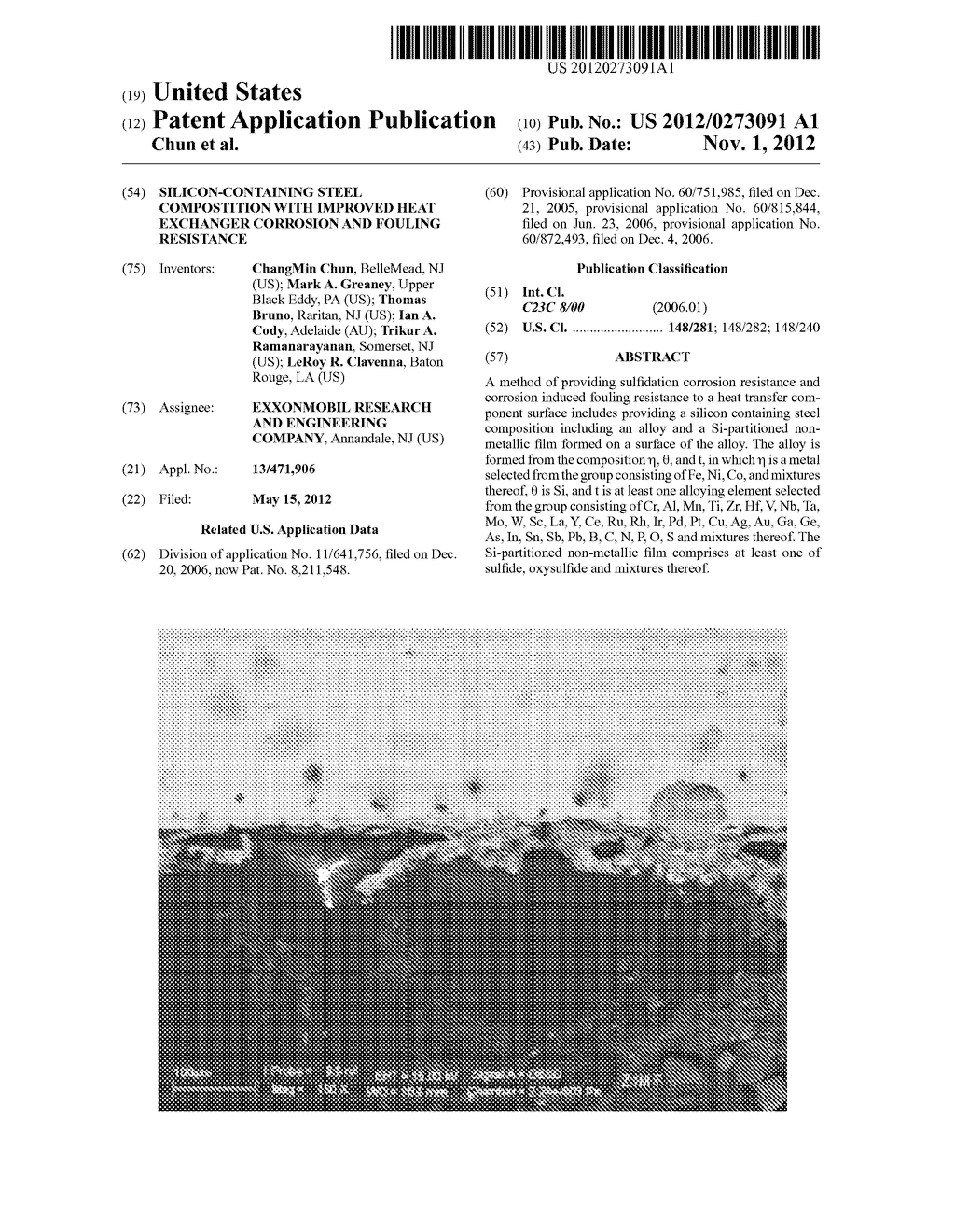 SILICON-CONTAINING STEEL COMPOSTITION WITH IMPROVED HEAT EXCHANGER     CORROSION AND FOULING RESISTANCE - diagram, schematic, and image 01