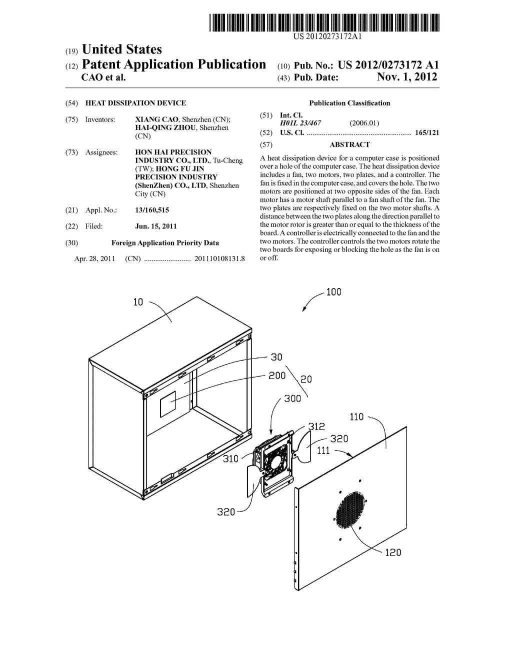 HEAT DISSIPATION DEVICE - diagram, schematic, and image 01
