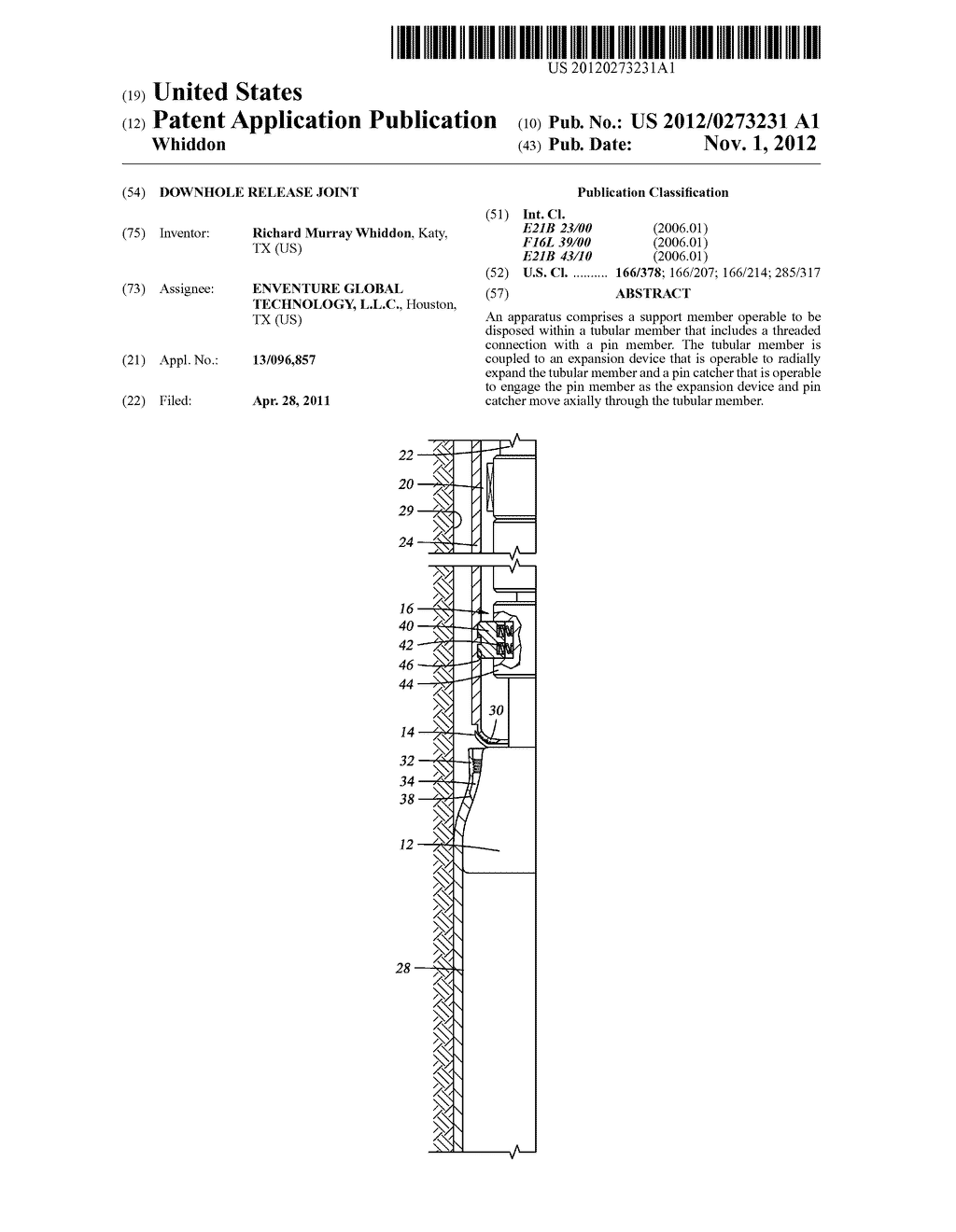 DOWNHOLE RELEASE JOINT - diagram, schematic, and image 01