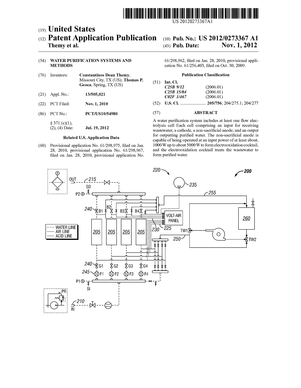 WATER PURIFICATION SYSTEMS AND METHODS - diagram, schematic, and image 01