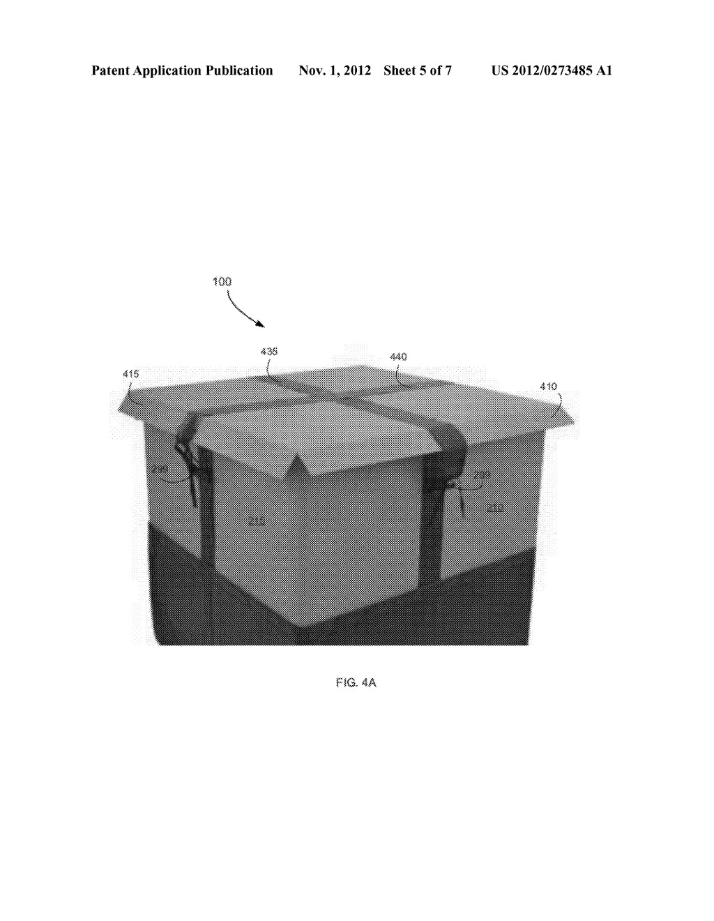 COLLAPSIBLE CONTAINER WITH INTEGRATED WRAP TRAY CLOSURE SYSTEM - diagram, schematic, and image 06