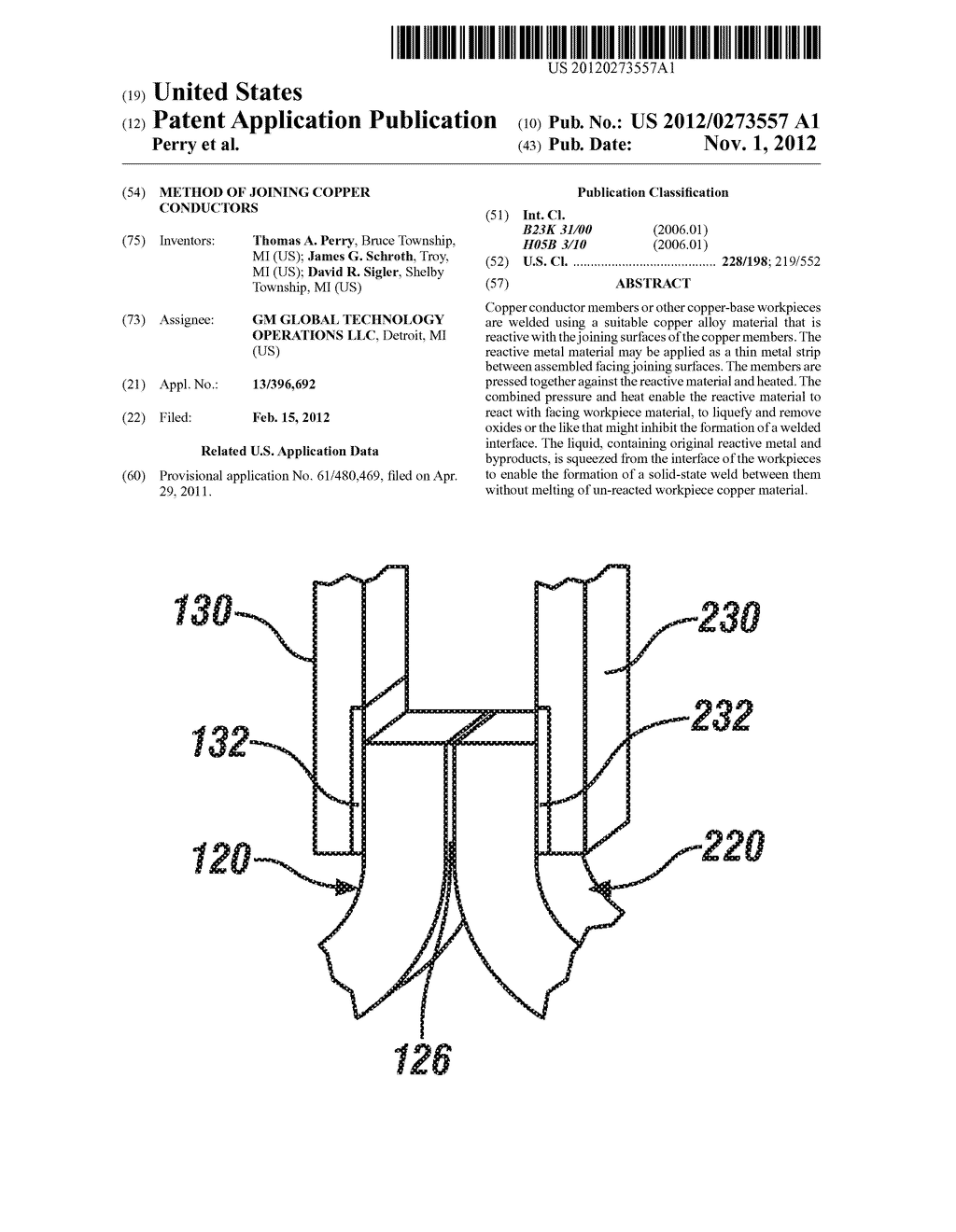 METHOD OF JOINING COPPER CONDUCTORS - diagram, schematic, and image 01