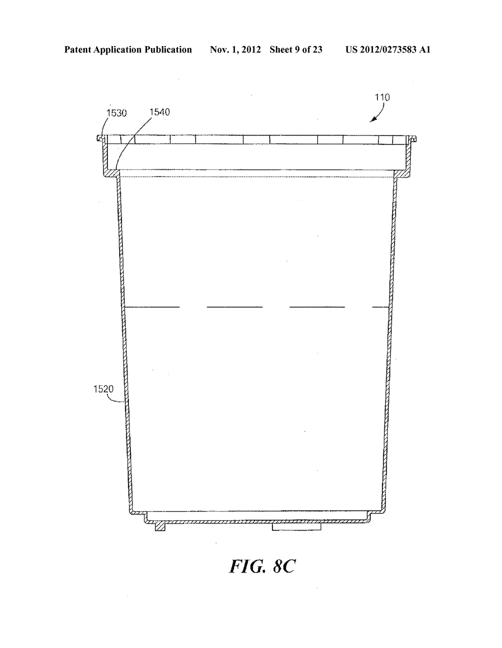 LIQUID SUPPLY ASSEMBLY WITH AN IMPROVED LINER - diagram, schematic, and image 10